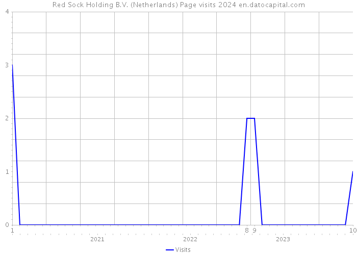 Red Sock Holding B.V. (Netherlands) Page visits 2024 