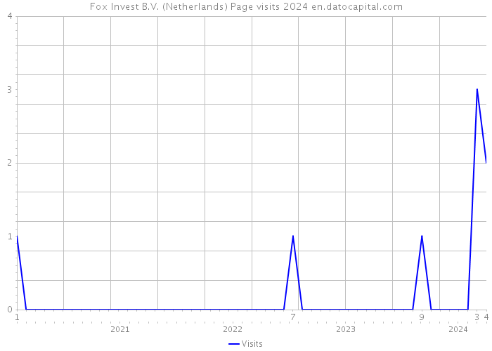 Fox Invest B.V. (Netherlands) Page visits 2024 