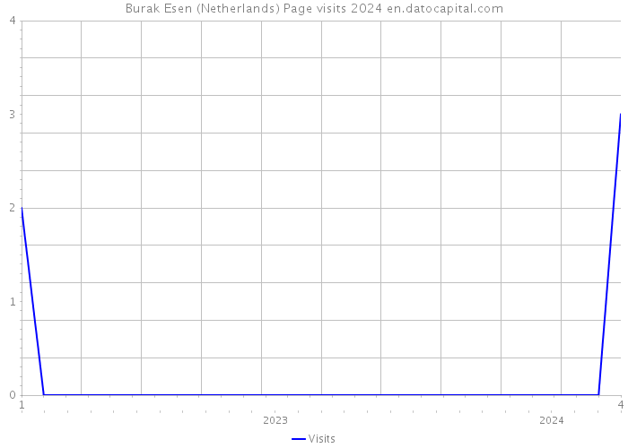 Burak Esen (Netherlands) Page visits 2024 
