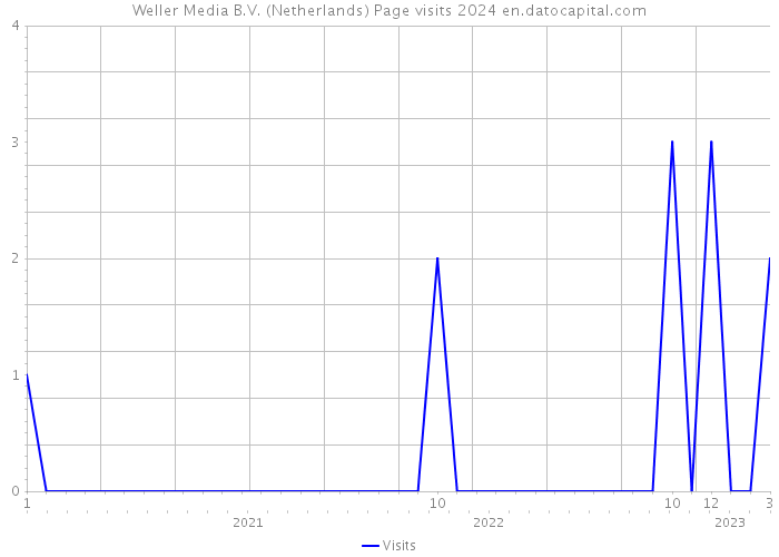 Weller Media B.V. (Netherlands) Page visits 2024 