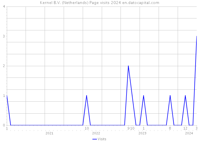 Kernel B.V. (Netherlands) Page visits 2024 