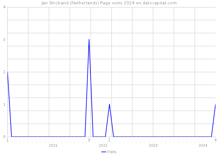 Jan Stroband (Netherlands) Page visits 2024 
