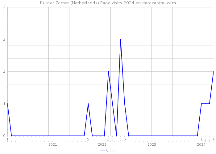 Rutger Zomer (Netherlands) Page visits 2024 