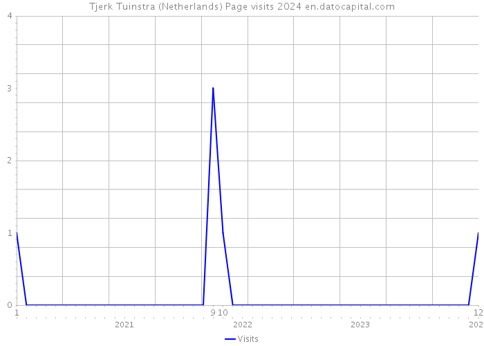 Tjerk Tuinstra (Netherlands) Page visits 2024 