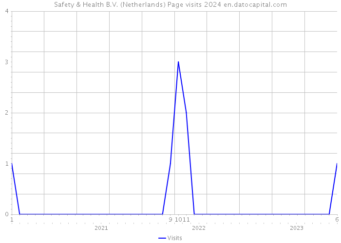 Safety & Health B.V. (Netherlands) Page visits 2024 