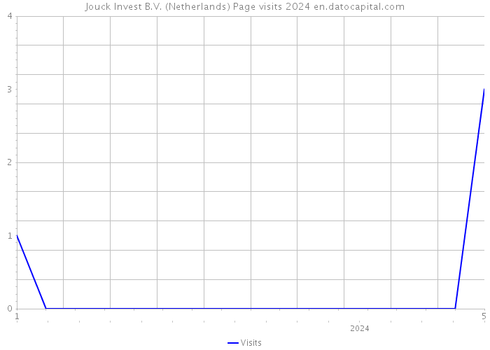 Jouck Invest B.V. (Netherlands) Page visits 2024 