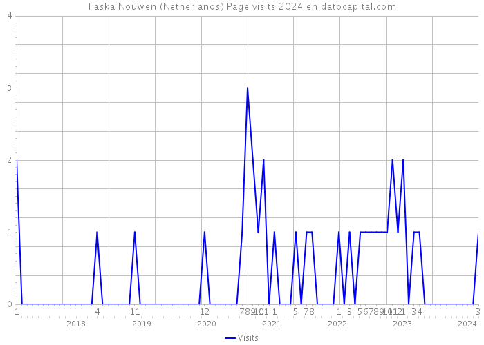 Faska Nouwen (Netherlands) Page visits 2024 