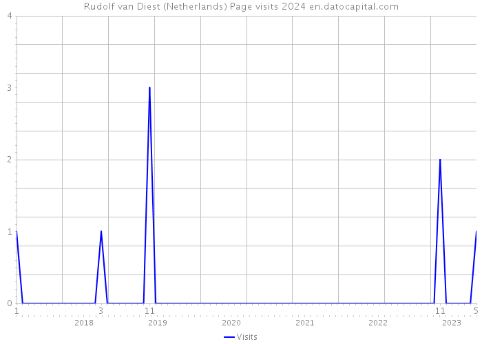 Rudolf van Diest (Netherlands) Page visits 2024 