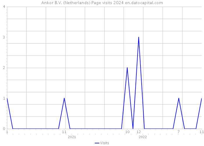 Ankor B.V. (Netherlands) Page visits 2024 