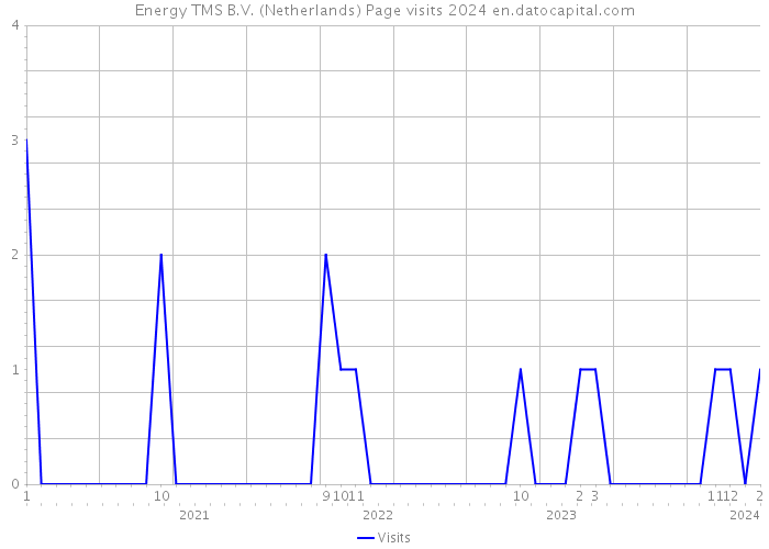 Energy TMS B.V. (Netherlands) Page visits 2024 