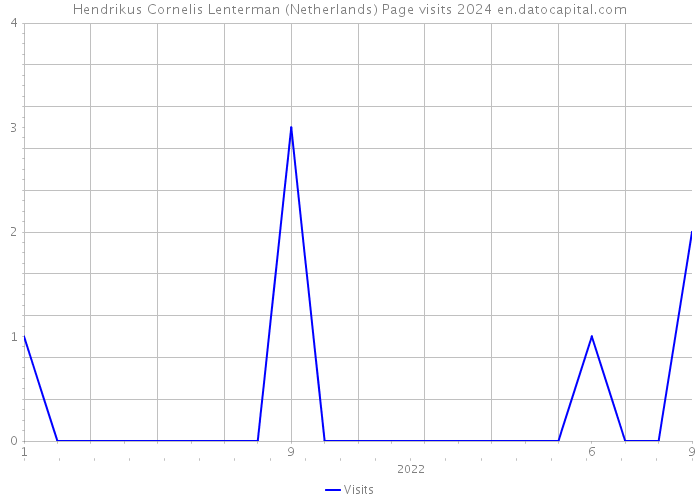 Hendrikus Cornelis Lenterman (Netherlands) Page visits 2024 
