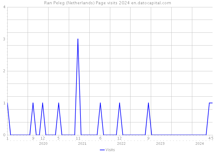 Ran Peleg (Netherlands) Page visits 2024 
