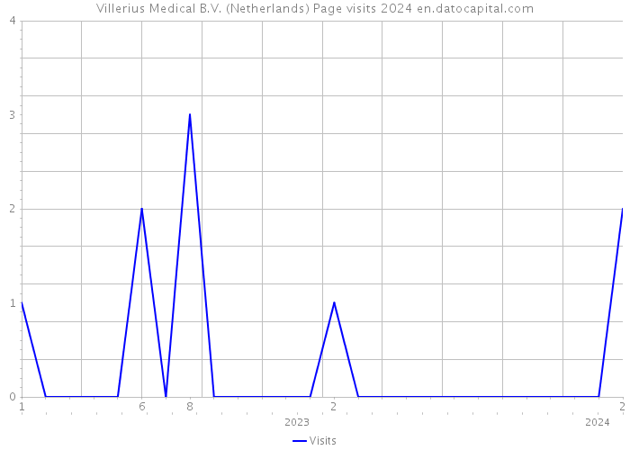 Villerius Medical B.V. (Netherlands) Page visits 2024 