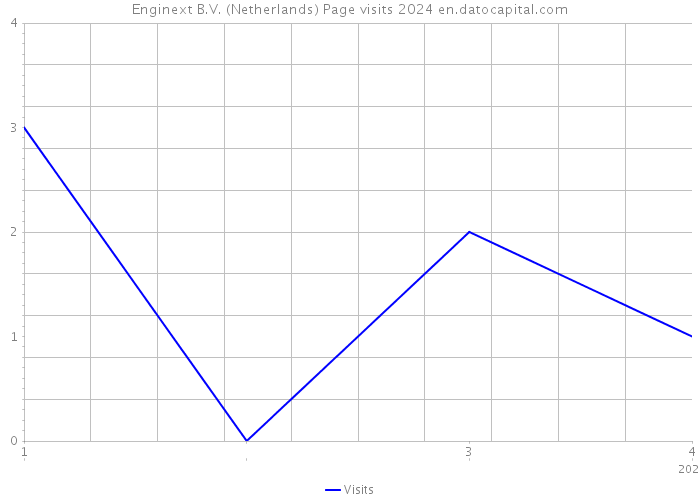 Enginext B.V. (Netherlands) Page visits 2024 