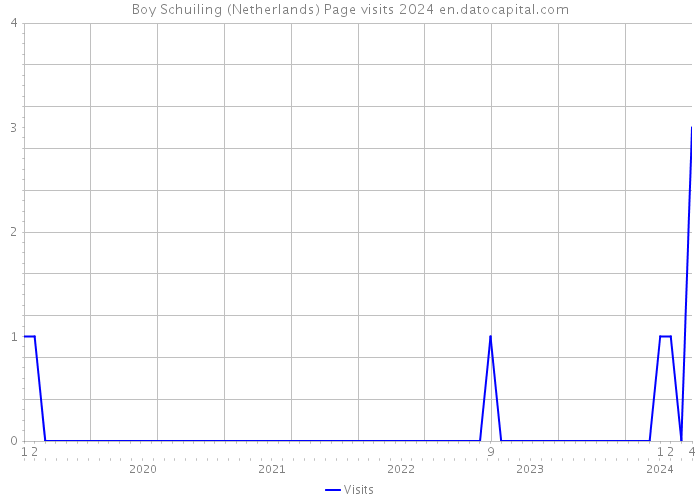 Boy Schuiling (Netherlands) Page visits 2024 