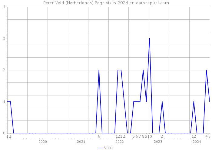 Peter Veld (Netherlands) Page visits 2024 