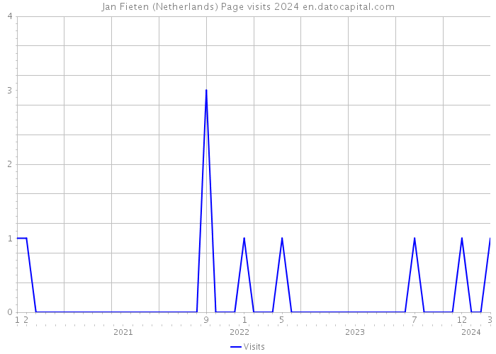 Jan Fieten (Netherlands) Page visits 2024 