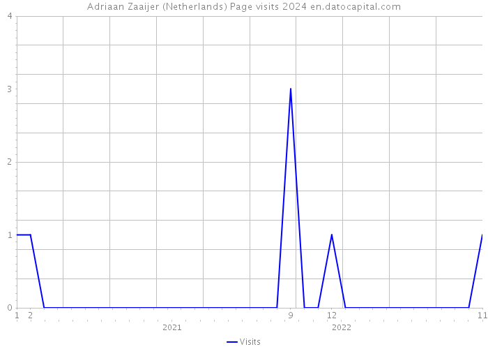 Adriaan Zaaijer (Netherlands) Page visits 2024 