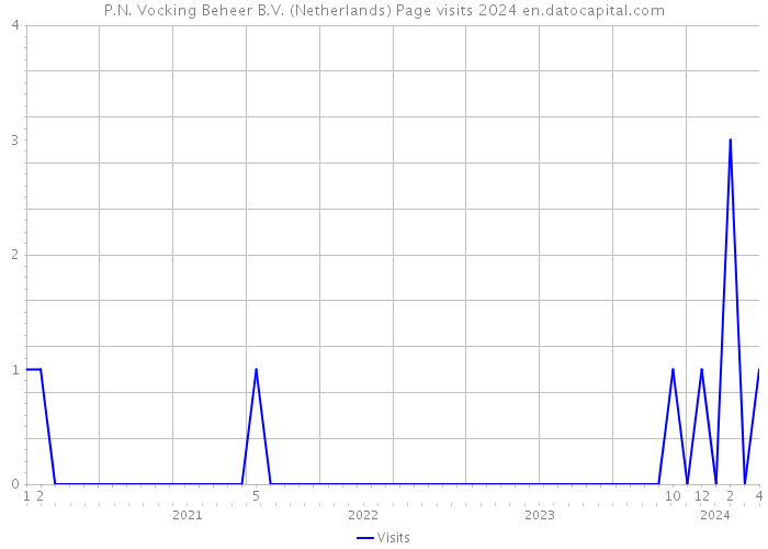 P.N. Vocking Beheer B.V. (Netherlands) Page visits 2024 