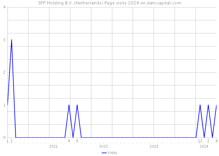 SFP Holding B.V. (Netherlands) Page visits 2024 
