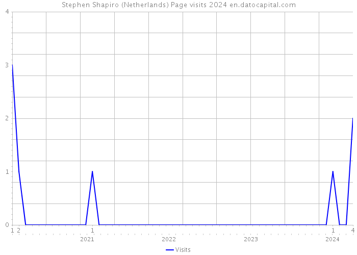 Stephen Shapiro (Netherlands) Page visits 2024 