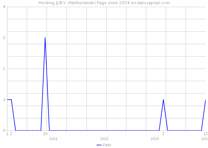Holding JJ B.V. (Netherlands) Page visits 2024 