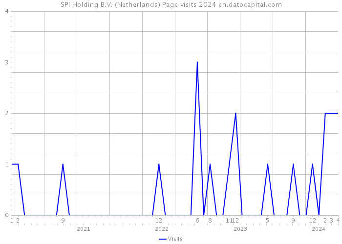SPI Holding B.V. (Netherlands) Page visits 2024 