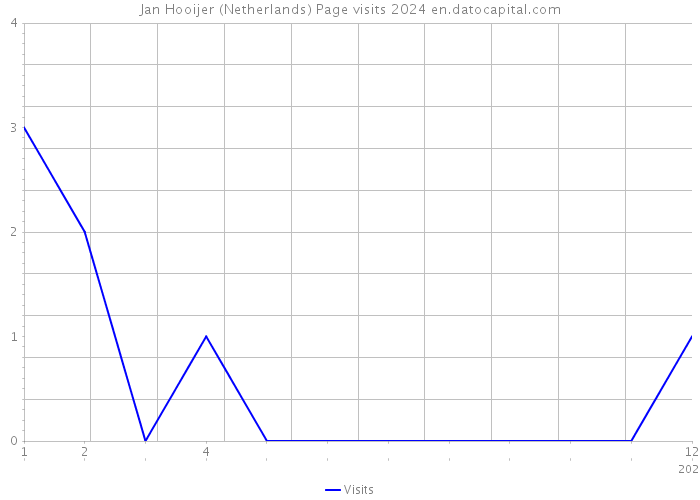 Jan Hooijer (Netherlands) Page visits 2024 