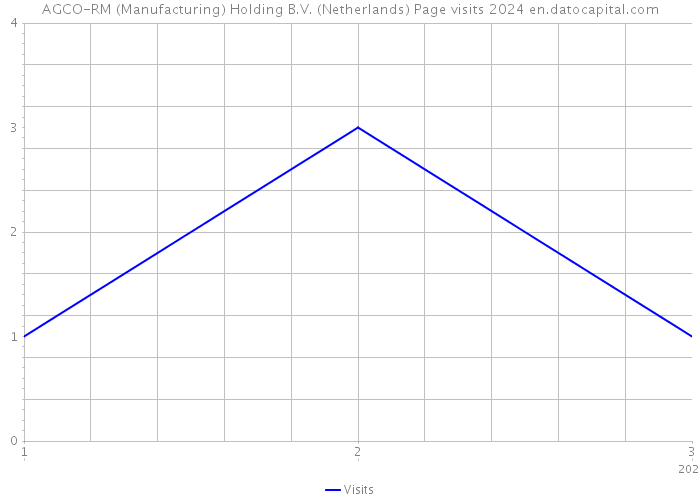 AGCO-RM (Manufacturing) Holding B.V. (Netherlands) Page visits 2024 