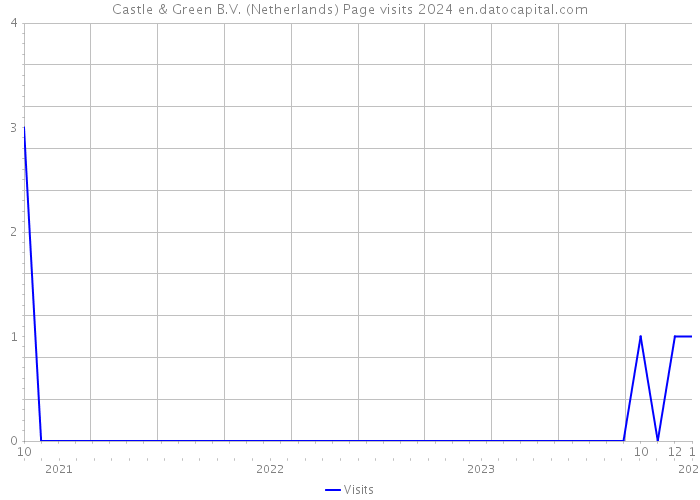 Castle & Green B.V. (Netherlands) Page visits 2024 