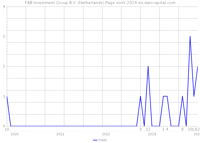 F&B Investment Group B.V. (Netherlands) Page visits 2024 