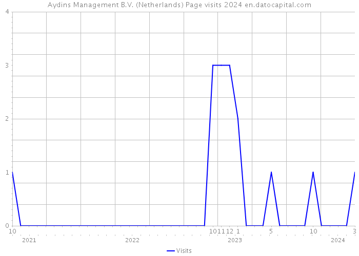 Aydins Management B.V. (Netherlands) Page visits 2024 