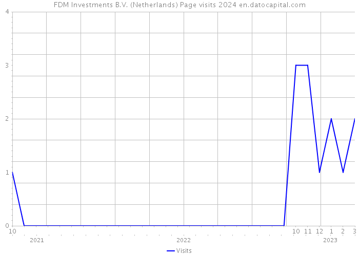 FDM Investments B.V. (Netherlands) Page visits 2024 