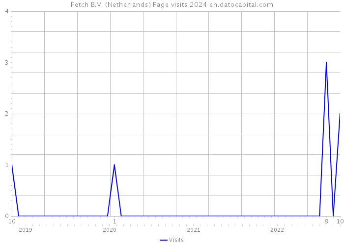 Fetch B.V. (Netherlands) Page visits 2024 