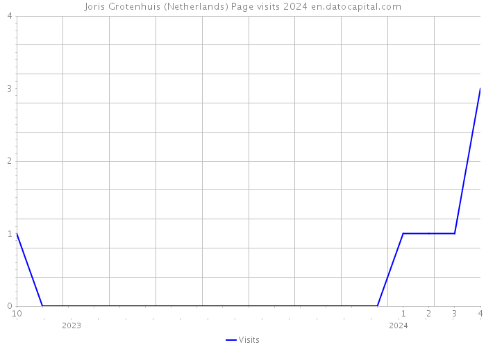 Joris Grotenhuis (Netherlands) Page visits 2024 