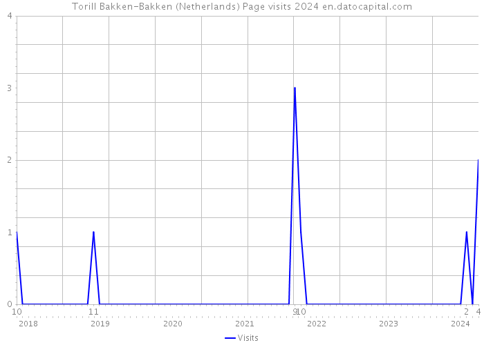 Torill Bakken-Bakken (Netherlands) Page visits 2024 
