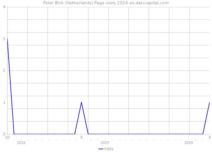 Peter Blok (Netherlands) Page visits 2024 