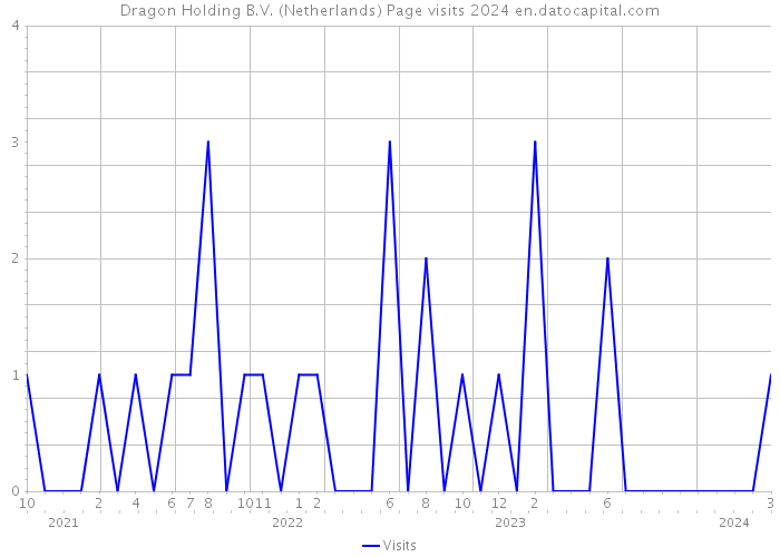 Dragon Holding B.V. (Netherlands) Page visits 2024 