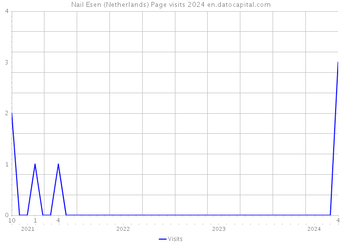 Nail Esen (Netherlands) Page visits 2024 