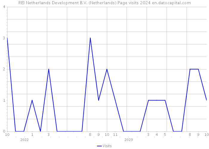 REI Netherlands Development B.V. (Netherlands) Page visits 2024 