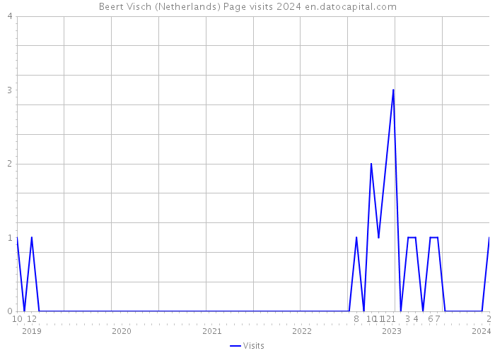 Beert Visch (Netherlands) Page visits 2024 