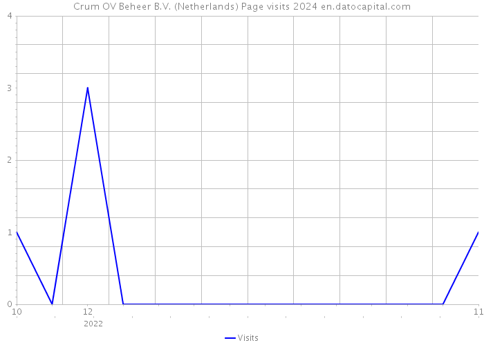Crum OV Beheer B.V. (Netherlands) Page visits 2024 