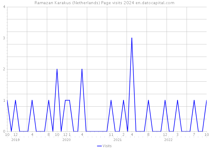 Ramazan Karakus (Netherlands) Page visits 2024 