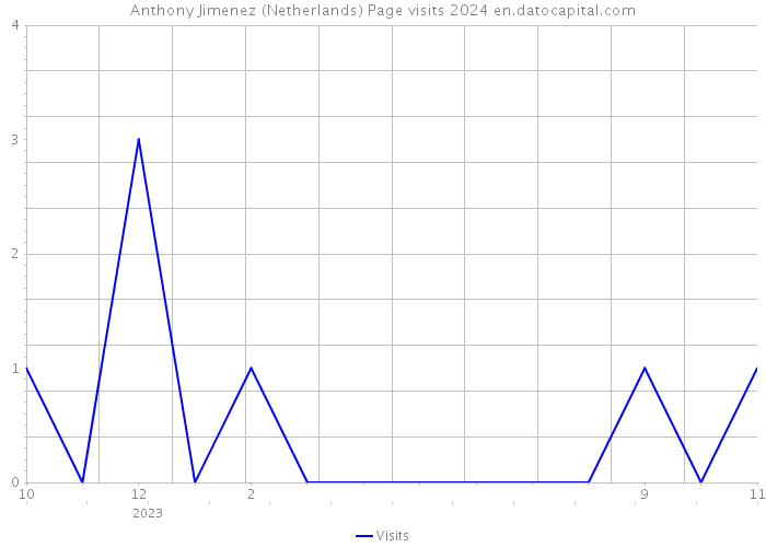 Anthony Jimenez (Netherlands) Page visits 2024 