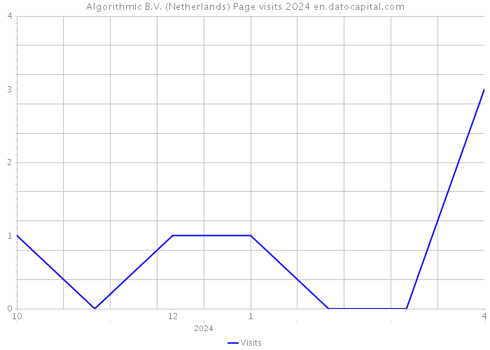 Algorithmic B.V. (Netherlands) Page visits 2024 