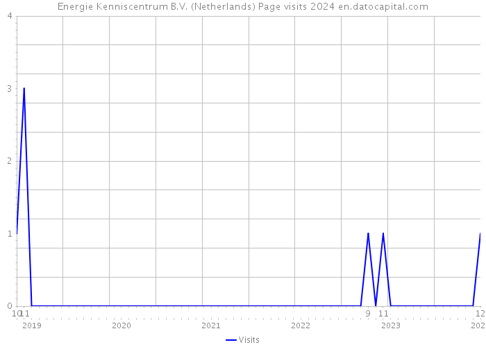 Energie Kenniscentrum B.V. (Netherlands) Page visits 2024 