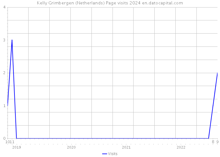 Kelly Grimbergen (Netherlands) Page visits 2024 