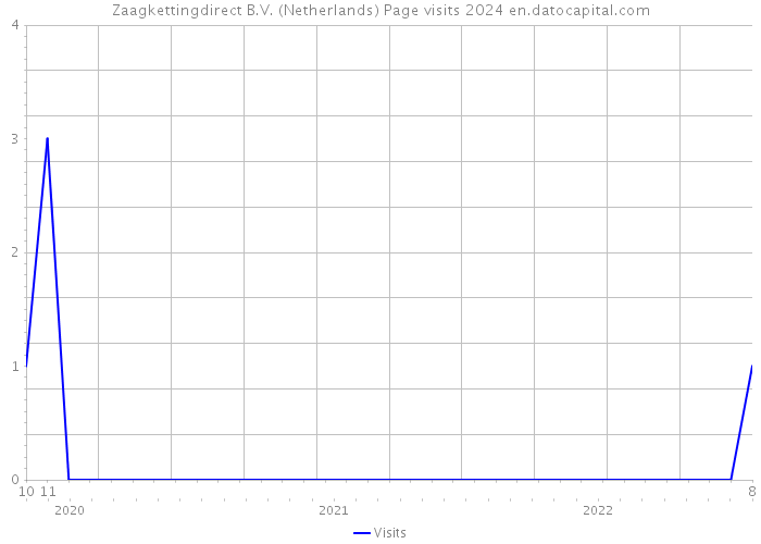 Zaagkettingdirect B.V. (Netherlands) Page visits 2024 