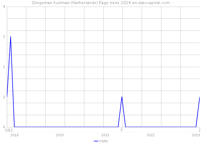 Dingeman Kuilman (Netherlands) Page visits 2024 