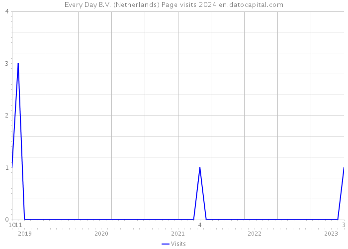 Every Day B.V. (Netherlands) Page visits 2024 